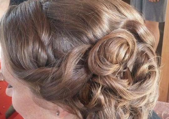 Wedding hairstyle by Krista MacLeod, Indugle Hair Studio